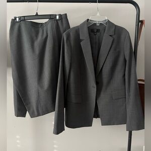 J. Crew Charcoal Suit Set